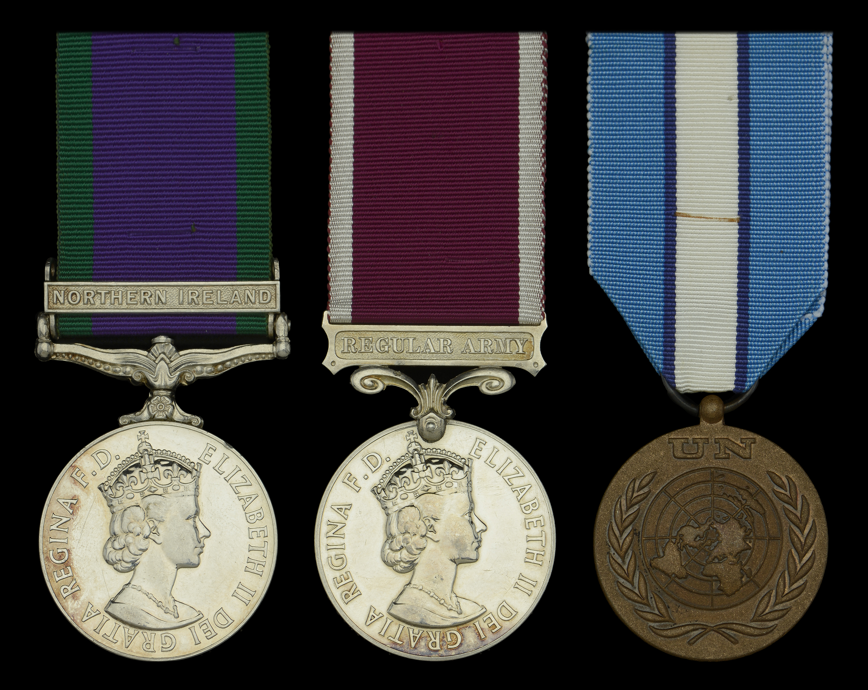 Three: Sergeant R. Davies, The Duke of Edinburgh's Royal Regiment (Berkshire and Wiltshire),...