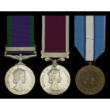 Three: Sergeant R. Davies, The Duke of Edinburgh's Royal Regiment (Berkshire and Wiltshire),...