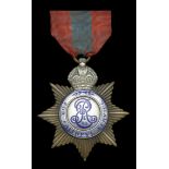 Imperial Service Medal, E.VII.R., Star issue (John Armett) in Elkington, London, case of iss...