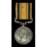 South Africa 1877-79, no clasp (Tr. Myers Natal Police) heavy surface corrosion and pitting,...