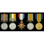 Five: Private W. Chappell, King's Royal Rifle Corps, later Royal Sussex Regiment Queen's...