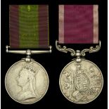 Pair: Private J. Preston, 66th Foot and Royal Berkshire Regiment Afghanistan 1878-80, no...