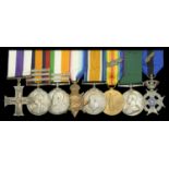 A scarce Great War 'Warrant Officer's' M.C. group of eight awarded to Warrant Officer Class...
