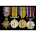 Four: Private H. Buckingham, Royal Berkshire Regiment 1914 Star, with clasp (8127 Pte. H....