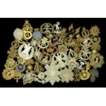 Miscellaneous Military Badges. A selection of military badges including 17th Lancers, Shrop...
