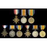 Three: Private G. Elliott, Royal Marines Light Infantry 1914-15 Star (CH.9517 Pte. G. Ellio...