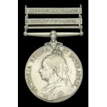 Cape of Good Hope General Service 1880-97, 2 clasps, Basutoland, Bechuanaland (Pte. S. W. Pa...