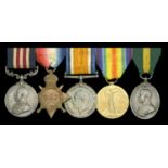 A Great War 'Western Front' M.M. group of five awarded to Sergeant G. Weddell, Royal Field A...