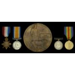 Family group: Pair: Leading Seaman A. MacDonald, Royal Naval Reserve, who was taken priso...