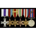 An outstanding Second War 'Anzio Beach-head' Immediate M.C. group of six awarded to Major J....