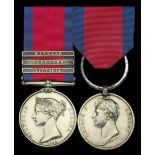 Pair: Private Richard Smith, 51st Light Infantry Military General Service 1793-1814, 3 c...