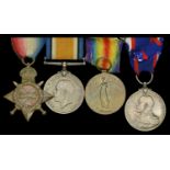 Four: Leading Stoker H. Cousins, Royal Navy and Royal Fleet Reserve 1914-15 Star (K.7814,...