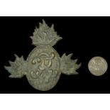 A French Napoleonic Imperial Guard Officer's Tunic Button c.1812. An excavated button showi...