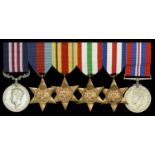 A Second War 1944 'North West Europe' M.M. group of six awarded to Private P. Ellis, 1st Bat...