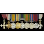 A Second War O.B.E. group of nine awarded to Lieutenant Colonel N. S. Hart, East Kent Regime...