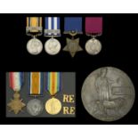 Family group: Four: Third Class Staff Sergeant W. B. Howes, Army Service Corps South Afr...