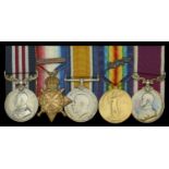 A Great War 'Western Front' M.M. group of five awarded to Private W. T. Willis, Hampshire Re...