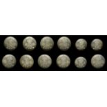 'Q' Battery Royal Artillery Buttons. 12 silver Officer's buttons, for 'Q' Battery (Oxfordsh...