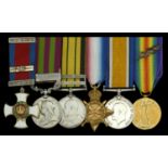 An outstanding Great War D.S.O. and Second Award Bar group of six awarded to Lieutenant-Colo...