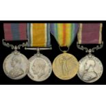 A Great War 'Givenchy, April 1918' D.C.M. group of four awarded to Company Sergeant-Major He...