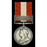 Canada General Service 1866-70, 1 clasp, Fenian Raid 1870 (Cpl. R. Bryant, 14th. P.W.O.R.) m...