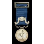 Royal Humane Society, silver medal, with Second Award Bar, the edge contemporarily engraved...