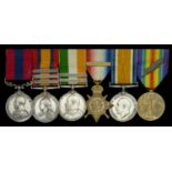 A Great War 'Western Front' D.C.M. group of six awarded to Company Sergeant-Major C. E. Stov...