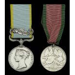 Pair: Lieutenant E. Greg, 3rd Foot Crimea 1854-56, 1 clasp, Sebastopol (Eustace Greg Lieu...