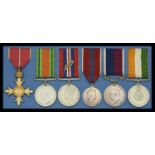 A rare post-War 'military division' O.B.E. group of six awarded to Group Captain, late Warra...
