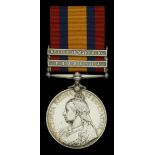Queen's South Africa 1899-1902, 2 clasps, Rhodesia, Relief of Mafeking (Tpr: W. H. Butcher....