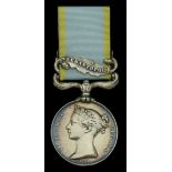 Crimea 1854-56, 1 clasp, Sebastopol (H. Cross. 3rd Regt.) officially impressed naming, edge...