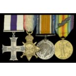 A Great War M.C. group of four awarded to Captain P. P. Kenyon-Slaney, Royal North Devon Yeo...