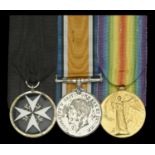An inter-War Order of St. John group of three awarded to Lieutenant H. G. Matthews, Canadian...