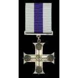 Military Cross, G.V.R., unnamed as issued, in case of issue, attributed to Second Lieutenant...