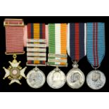 The group of five miniature dress medals attributed to Major-General C. D. Cooper, C.B., Roy...