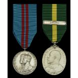 Pair: Company Sergeant Major H. C. Newton, Hampshire (Fortress) Royal Engineers Coronatio...