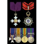 An interesting inter-War 'Iraq' C.B.E., pre-War M.V.O. group of six awarded to Captain A. L....