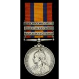 Queen's South Africa 1899-1902, 3 clasps, Defence of Kimberley, Orange Free State, Transvaal...