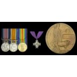 Family Group: A Great War 'Western Front' M.M. group of three awarded to Sergeant W. J. M...