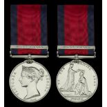 The Military General Service Medal awarded to Captain Thomas Cross, 8th Foot, who served at...