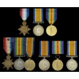 Three: Corporal P. J. Julyan, Worcestershire Regiment 1914-15 Star (17089 Pte. P. J. Julyan...