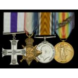 A Great War 'Somme' M.C. group of four awarded to Captain J. C. Page, 6th Battalion, East Ke...