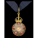The Most Eminent Order of the Indian Empire, C.I.E., Companion's 3rd type neck badge, gold a...