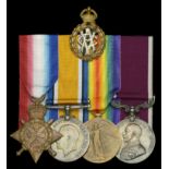 Four: Staff Sergeant P. J. H. Dalton, Royal Army Veterinary Corps 1914 Star (323 Sjt. P....