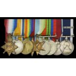 Nine: Stoker Petty Officer A. R. Murrell, Royal Navy, who served in H.M.S. Suffolk during th...