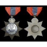 Imperial Service Medal, E.VII.R., Star issue, unnamed as issued, in Elkington, London, case...
