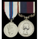 Pair: Corporal V. M. Fowler, Women's Royal Air Force Jubilee 1977, unnamed as issued; Roy...