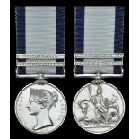 The Naval General Service Medal awarded to Able Seaman George Brace, who witnessed the destr...