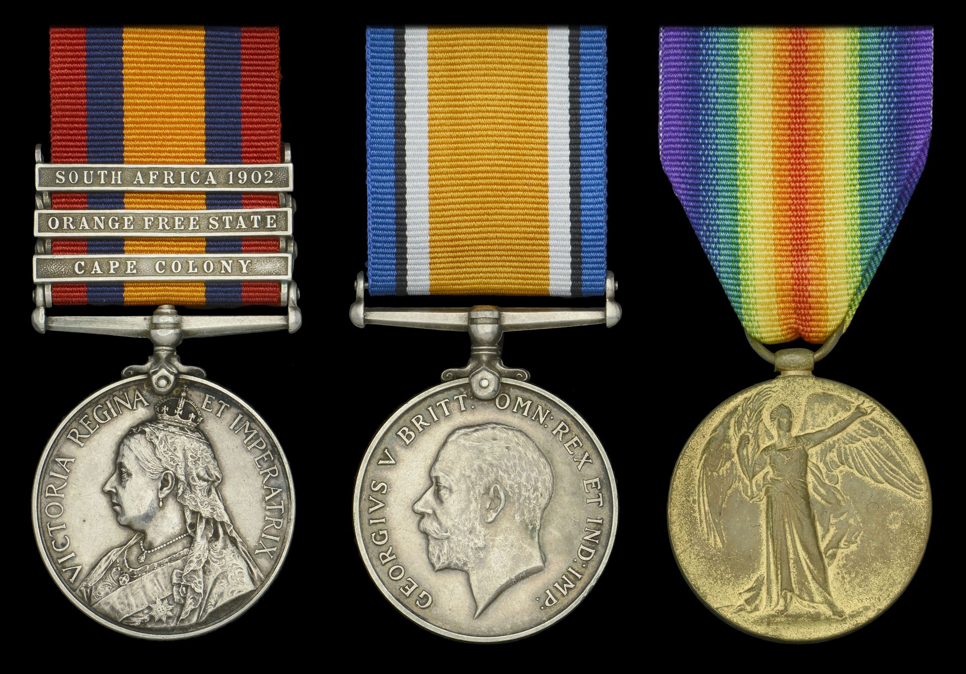 Three: Gunner E. A. Wright, Royal Field Artillery Queen's South Africa 1899-1902, 3 clas...