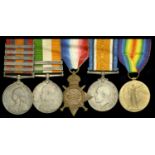 Five: Corporal G. Phillips, Royal Field Artillery Queen's South Africa 1899-1902, 5 clas...